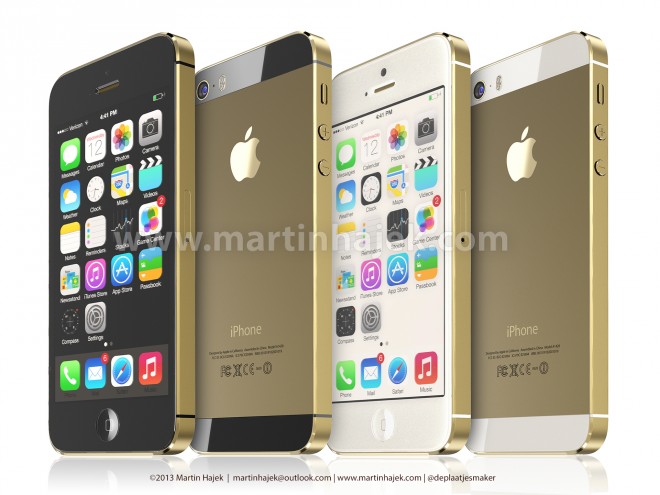 iPhone 5S zlatý gold champan šampaňské