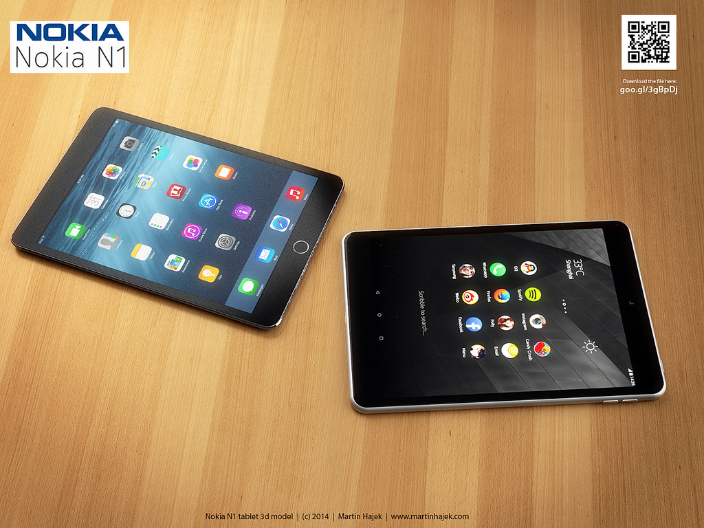 2 iPad mini 3 Nokia N1
