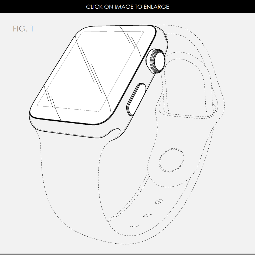 Apple Watch patent - řemínek