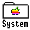 System-folder history historie software system  macintosh IIGS II folder icon apple 
