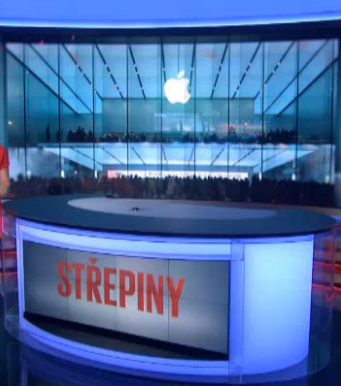 iPhone X jako téma ve Střepinách na TV Nova