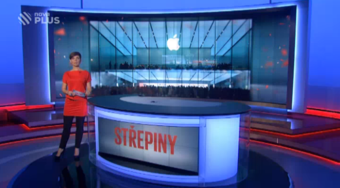 iPhone X byl opět tématem pořadu Střepiny na TV Nova