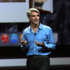 SAN FRANCISCO, CA - JUNE 02: Apple Senior Vice President of Software Engineering Craig Federighi speaks during the Apple Worldwide Developers Conference at the Moscone West center on June 2, 2014 in San Francisco, California. Tim Cook kicked off the annual WWDC which is typically a showcase for upcoming updates to Apple hardware and software. The conference runs through June 6. (Photo by Justin Sullivan/Getty Images)