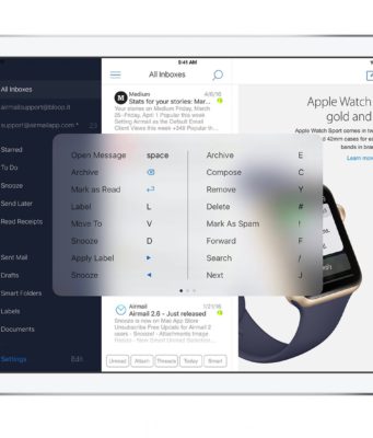 Aplikace na iPad Airmail dostala velkou aktualizaci