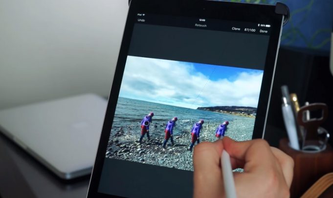 Jak naklonovat lidi nebo objekty v aplikaci Pixelmator pro iPad