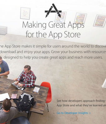Apple předělal své stránky o tom jak uspět na App Store