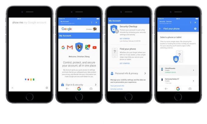 Nyní se můžete přihlásit do svého Google účtu pomocí Touch ID