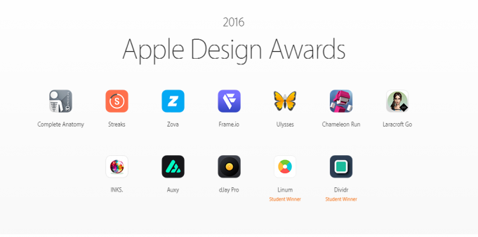 Apple Design Awards 2016