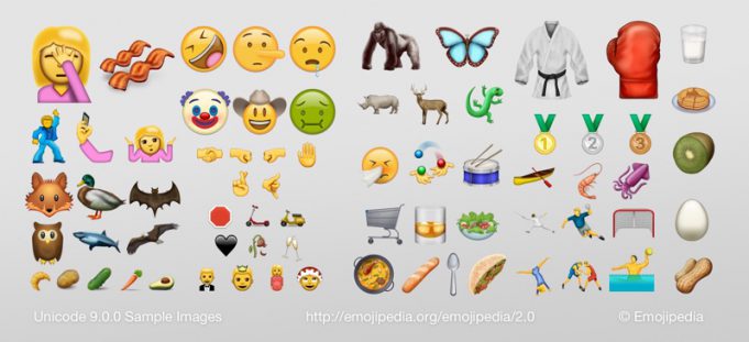 Unicode 9 bude obsahovat 72 nových emoji včetně slaniny a face palmu!
