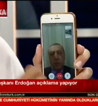 Během vojenského převratu, využil turecký prezident Erdogan FaceTime