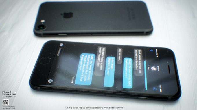 Černá varianta nového iPhone s novým Home button