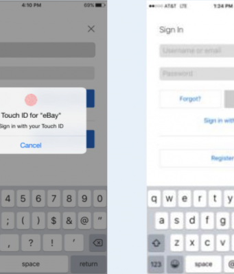 eBay do své aplikace přidává podporu Touch ID pro jednoduché přihlašování