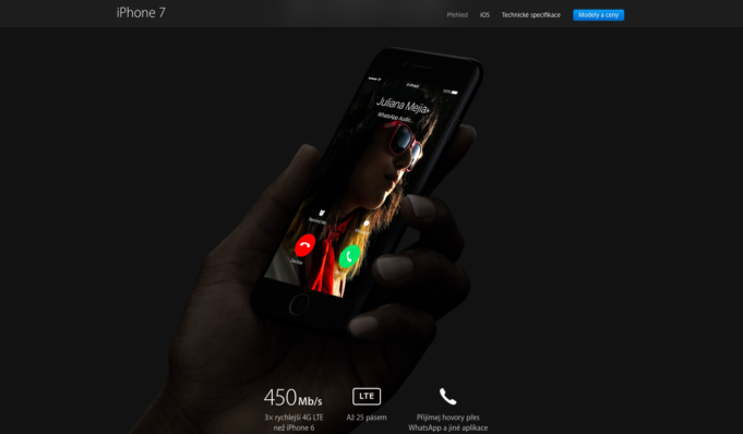 Nový design webových stránek Applu