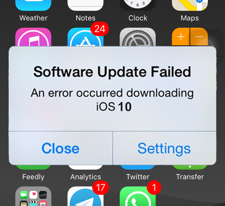 fix-ios-10-software-update-failed
