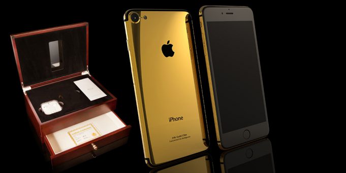 Goldenie nabízí iPhone 7 z 24 karátového zlata