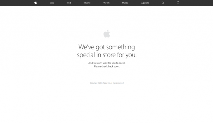 Apple Online Store už je mimo provoz