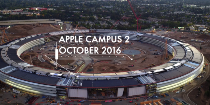 Jak za poslední měsíc pokročily práce na Apple Campus 2?