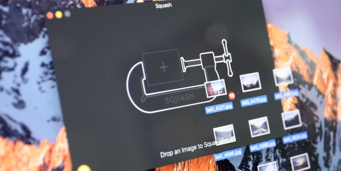 Squash – aplikace na kompresi fotografií
