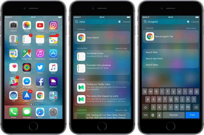 Google začlenil Chrome do Spotlight