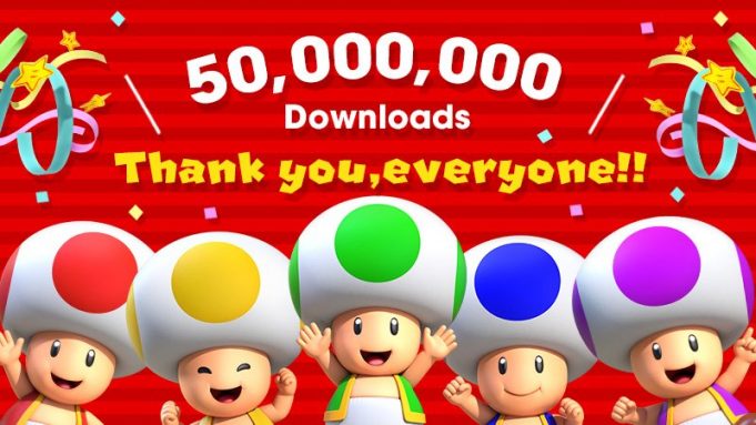 Podívejte se, jak Nintendo slaví 50 milionů stažení hry Super Mario Run