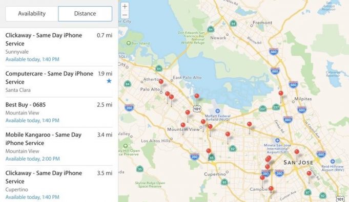 Apple podpora vám umožní naplánovat schůzku v servisu