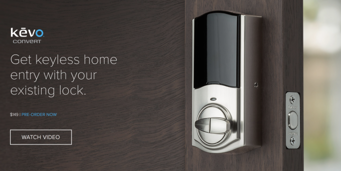 Chytrý Zámek Kevo Convert, který odemknete iPhonem