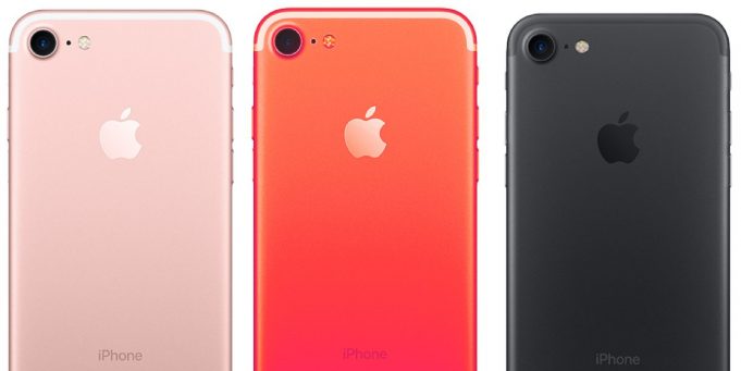 Apple v roce 2017 údajně představí iPhone 7s s novým červeným modelem