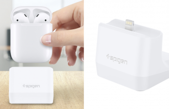 První nabíjecí stojánek pro krabičku sluchátek AirPods