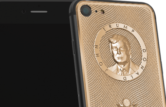 Zlatý iPhone 7 s Donaldem Trumpem za 165.000,- Kč