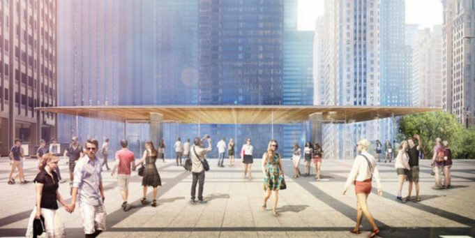 Podívejte se, jak bude vypadat nový Apple Store v Chicagu