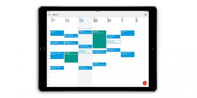 Google vydal aplikaci Kalendář pro iPad