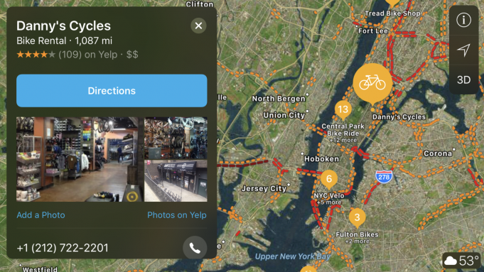 Apple Mapy přidávají elektrické nabíjecí stanice v Evropě