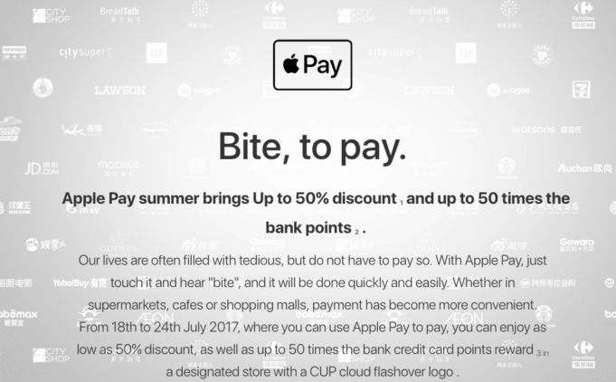 Apple spustil obrovskou podporu Apple Pay v Číně