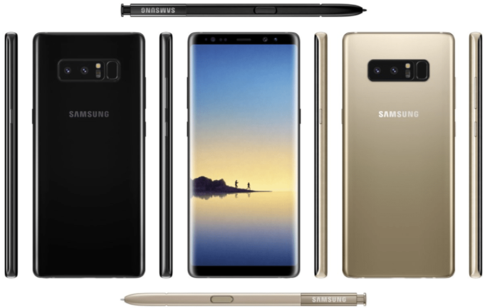 Samsung Galaxy Note 8 ve srovnání s iPhone 8