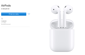 AirPods mají nově dostupnost 2-3 týdny!