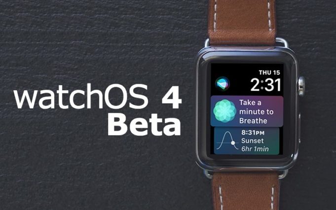Apple vydal watchOS 4 beta 8 pro vývojáře