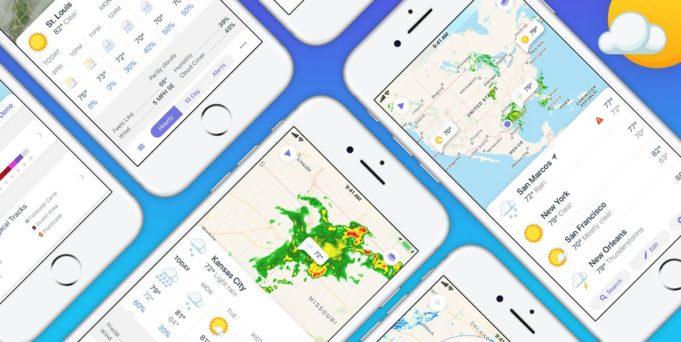 Contrast spouští aplikaci Weather Atlas pro iPhone 8