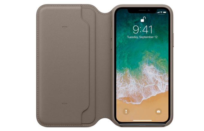 Apple bude prodávat kožené pouzdro Folio na iPhone X