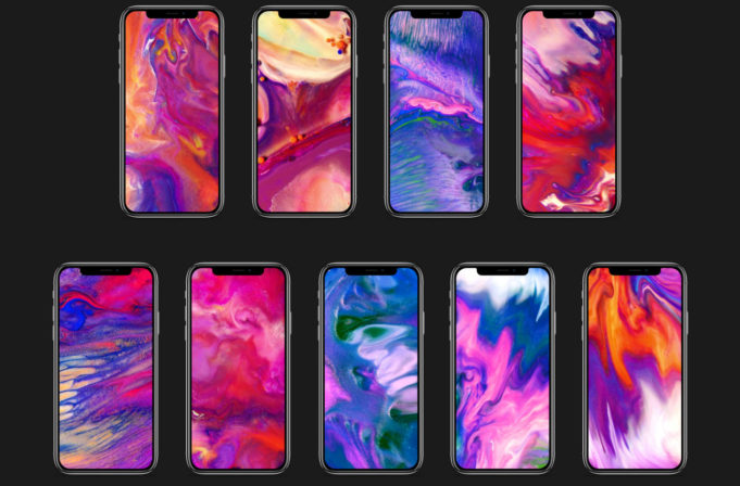 iTapety – Stáhněte si iPhone X marketingové pozadí