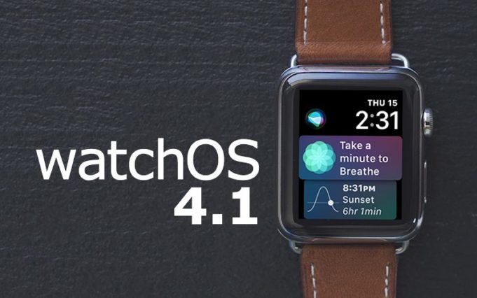 Apple vydal watchOS 4.1 pro širokou veřejnost!