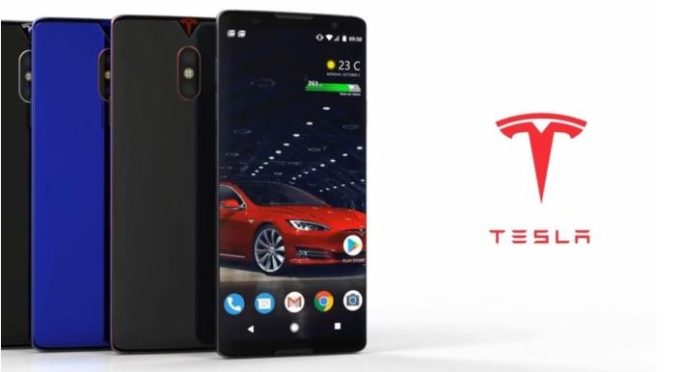 Koncept – Jak bude vypadat telefon Tesla?