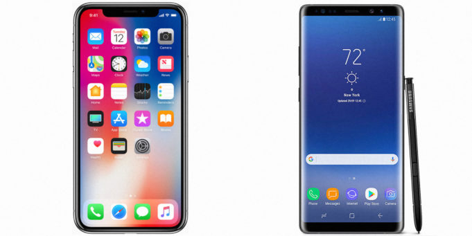 Test rychlosti – iPhone X vs Samsung Galaxy Note 8