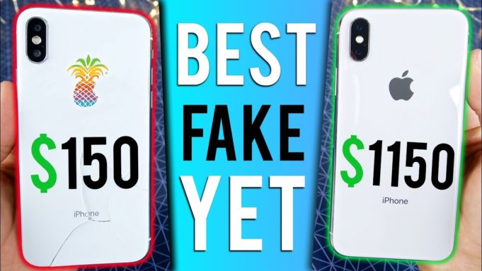Fake iPhone X vs iPhone X