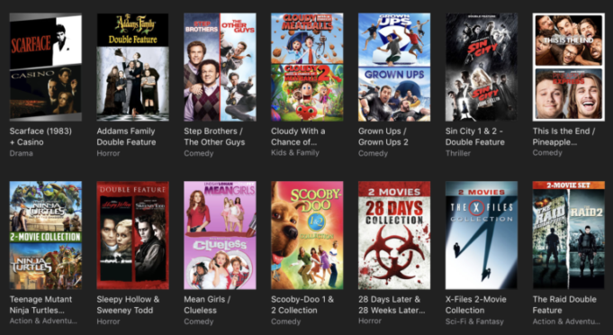 iTunes Store nově nabízí 2 filmy v HD za cenu 9,99€