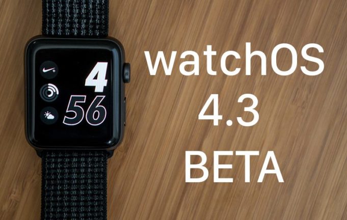 Apple vydal pro vývojáře watchOS 4.3 beta 5
