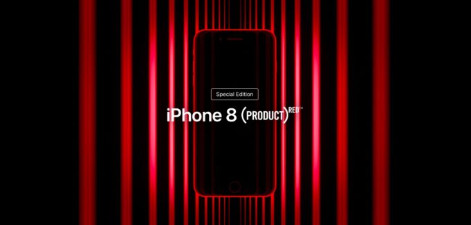 Apple sdílel novou reklamu na iPhone 8 a iPhone 8 Plus (PRODUCT)RED