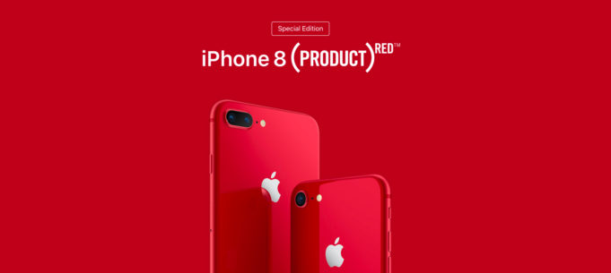 Apple začne 10.4.2018 prodávat iPhone 8 a 8 Plus (PRODUCT) RED