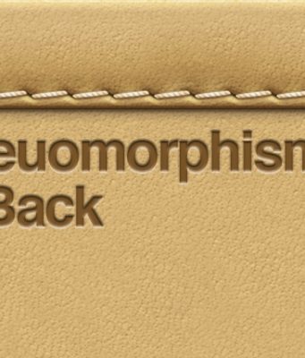 Skeuomorfní koncept kalednáře pro iPhone a iPad