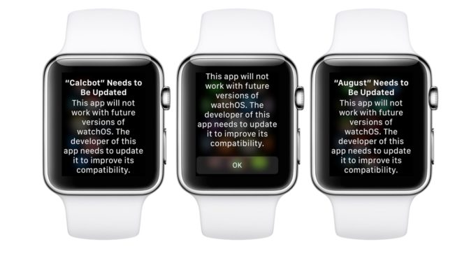 watchOS 5 přestane podporovat starší aplikace pro Apple Watch