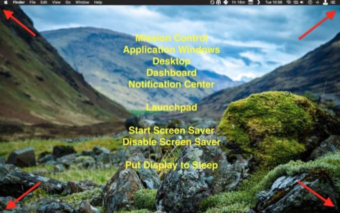 Návod – Jak kombinovat Aktivní rohy s modifikačními klávesami